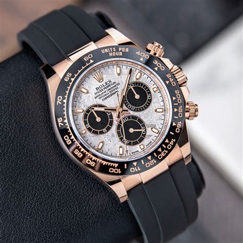 daytona rolex rosa|rolex daytona rose gold meteorite.